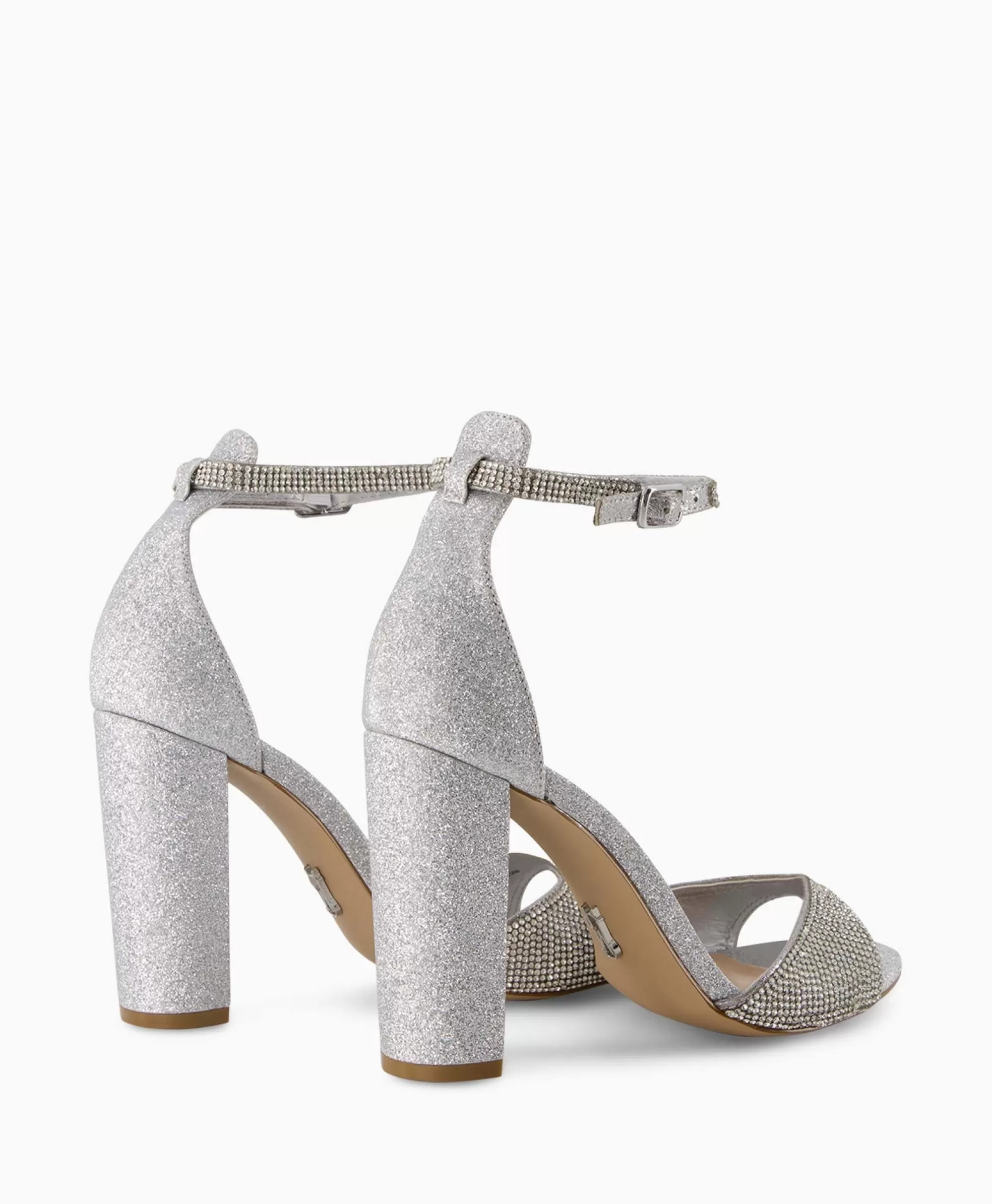 Steve Madden Sandali con Tacco Capsule-R - Design Moderno in Tonalità Argento Lucido
