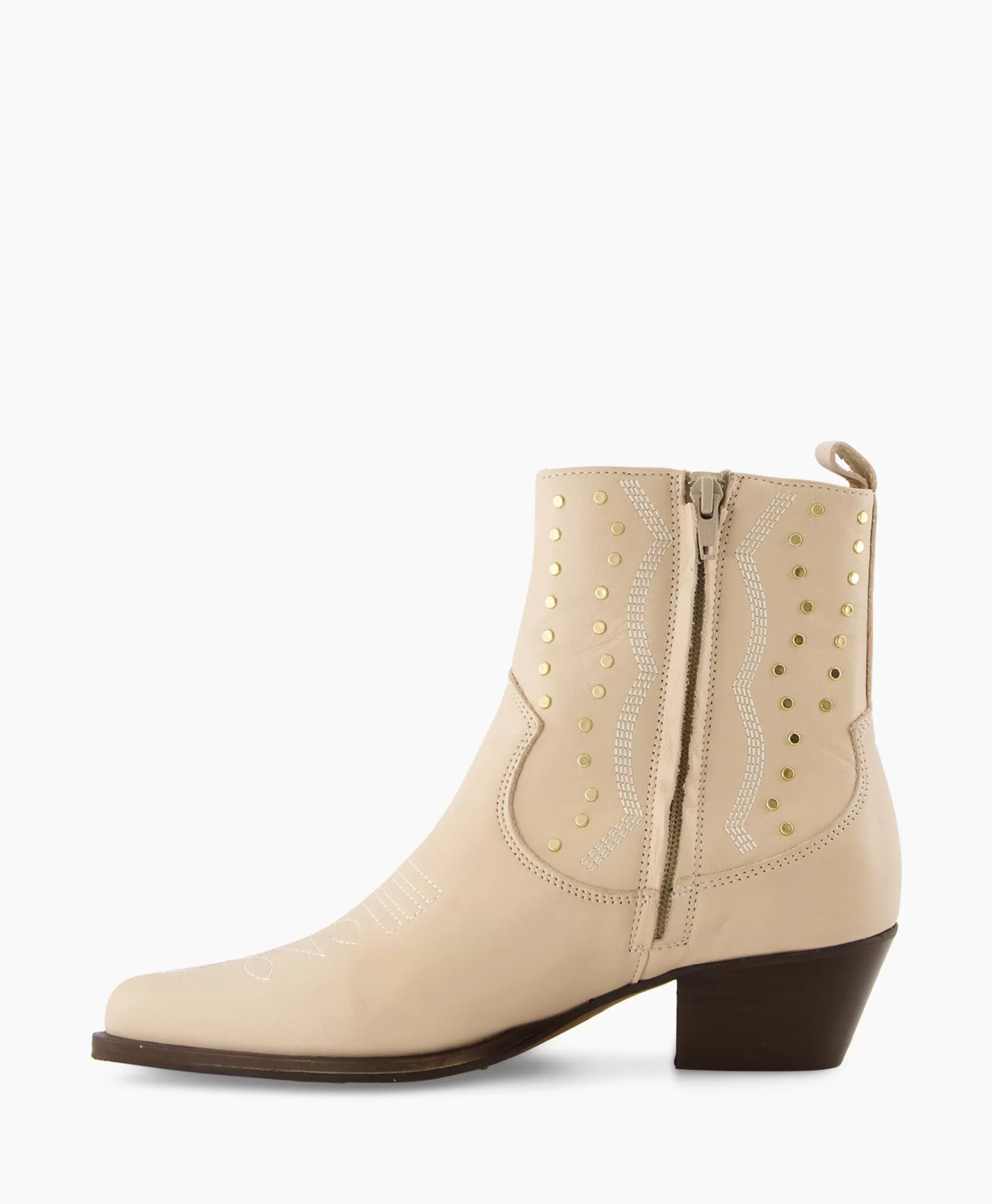 Eleganti Stivali Western in Pelle Bianco Spazzolato - Modello Toral Tl-Blues per Stile Rock & Country