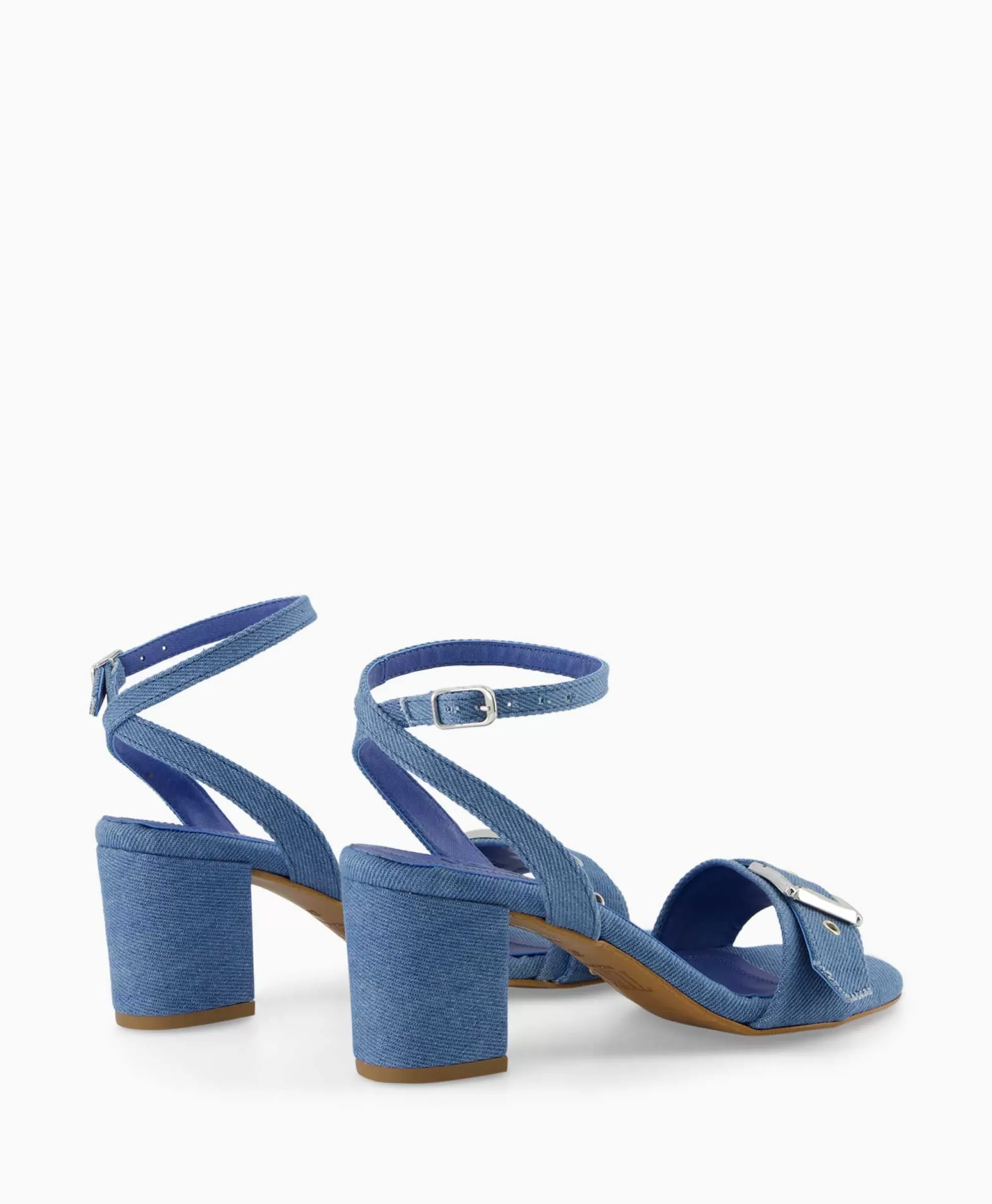 Toral Sandali con Tacco Medio Melissa - Donna, Colore Blu Cielo, Moda Estiva Comoda