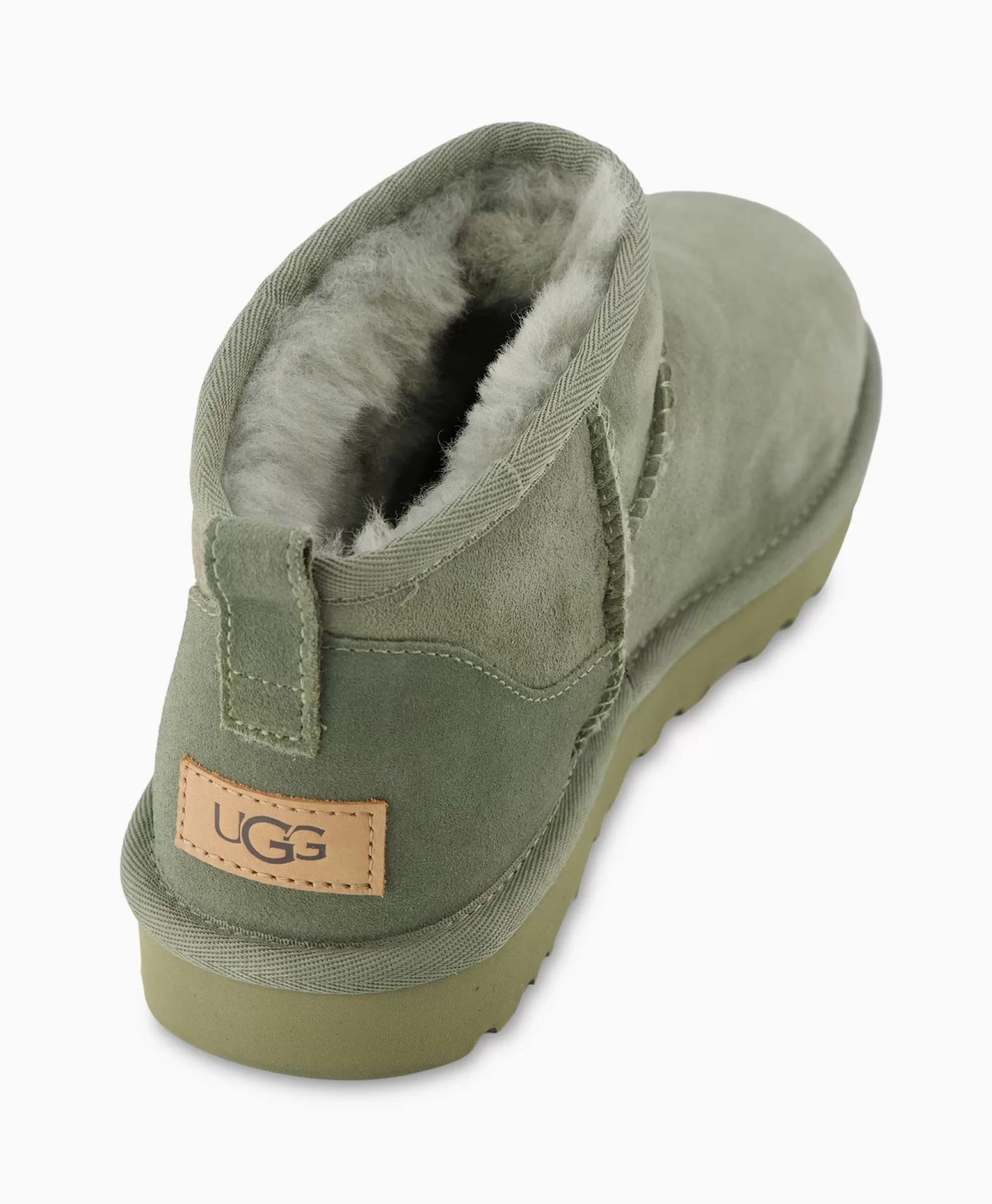 Stivaletti Ugg Ultra Mini Classici Invernali - Comodi alla Caviglia con Design Senza Tempo in Morbido Khaki