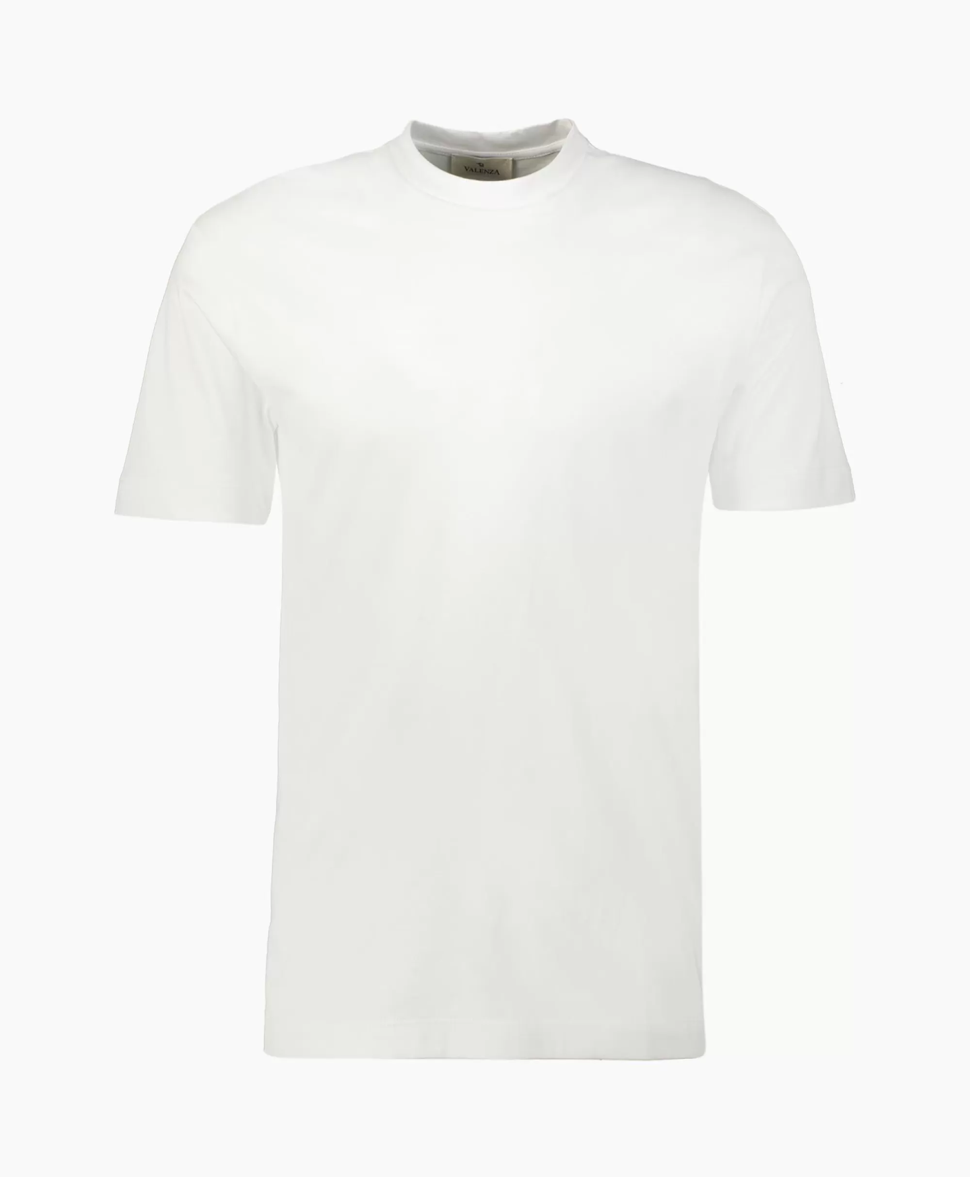 Maglietta Essential Valenza - Cotone Supima Interlock, Taglio Classico Bianco Puro - Confezione Premium per Comfort Giornaliero