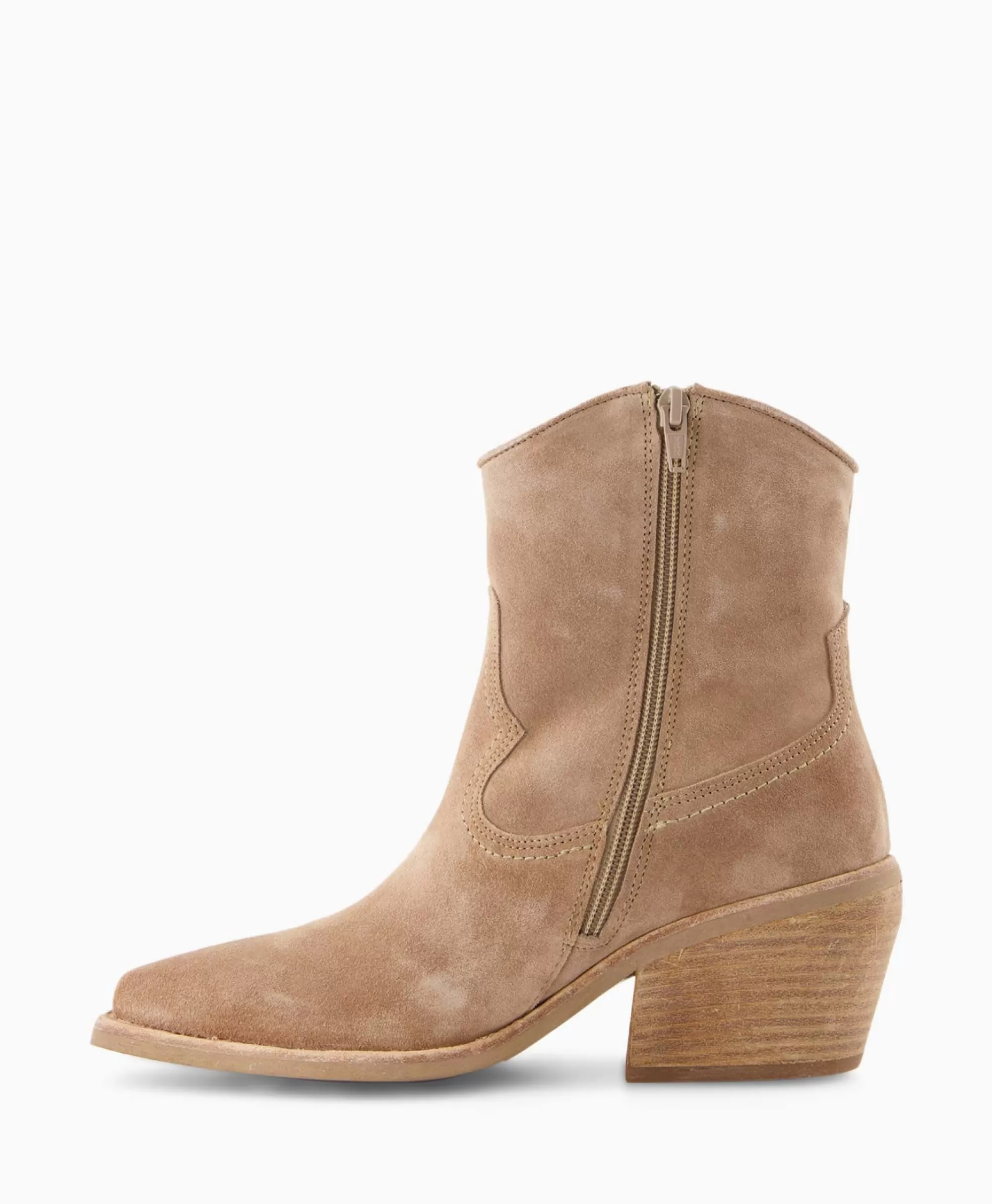 Stivaletti Eleganti Via Vai - Modello Eveline in Pelle Morbida Beige