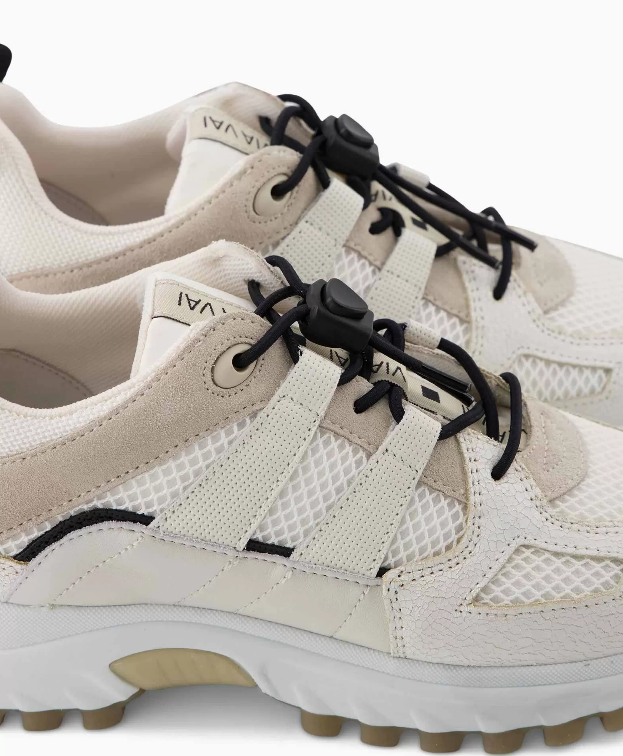 Via-Vai Sneaker Donna Danae-Colby in Pelle Morbida Beige - Scarpe Sportive Comode con Suola Ammortizzata, Stile Casual-Chic per Tutto il Giorno