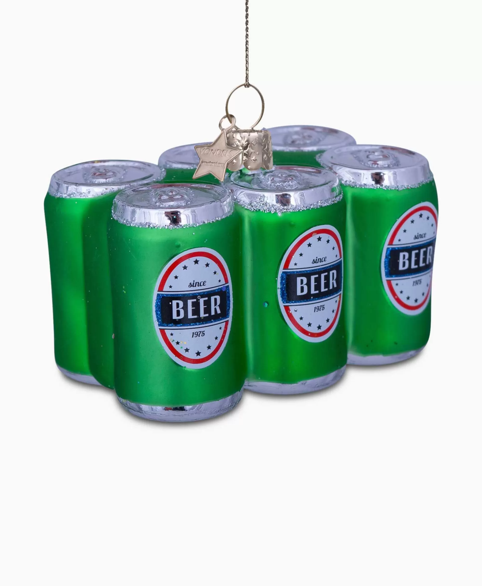 Vondels® - Set Regalo Natalizio con 6 Birre Artigianali Verde Smeraldo - Edizione Lifestyle Festiva