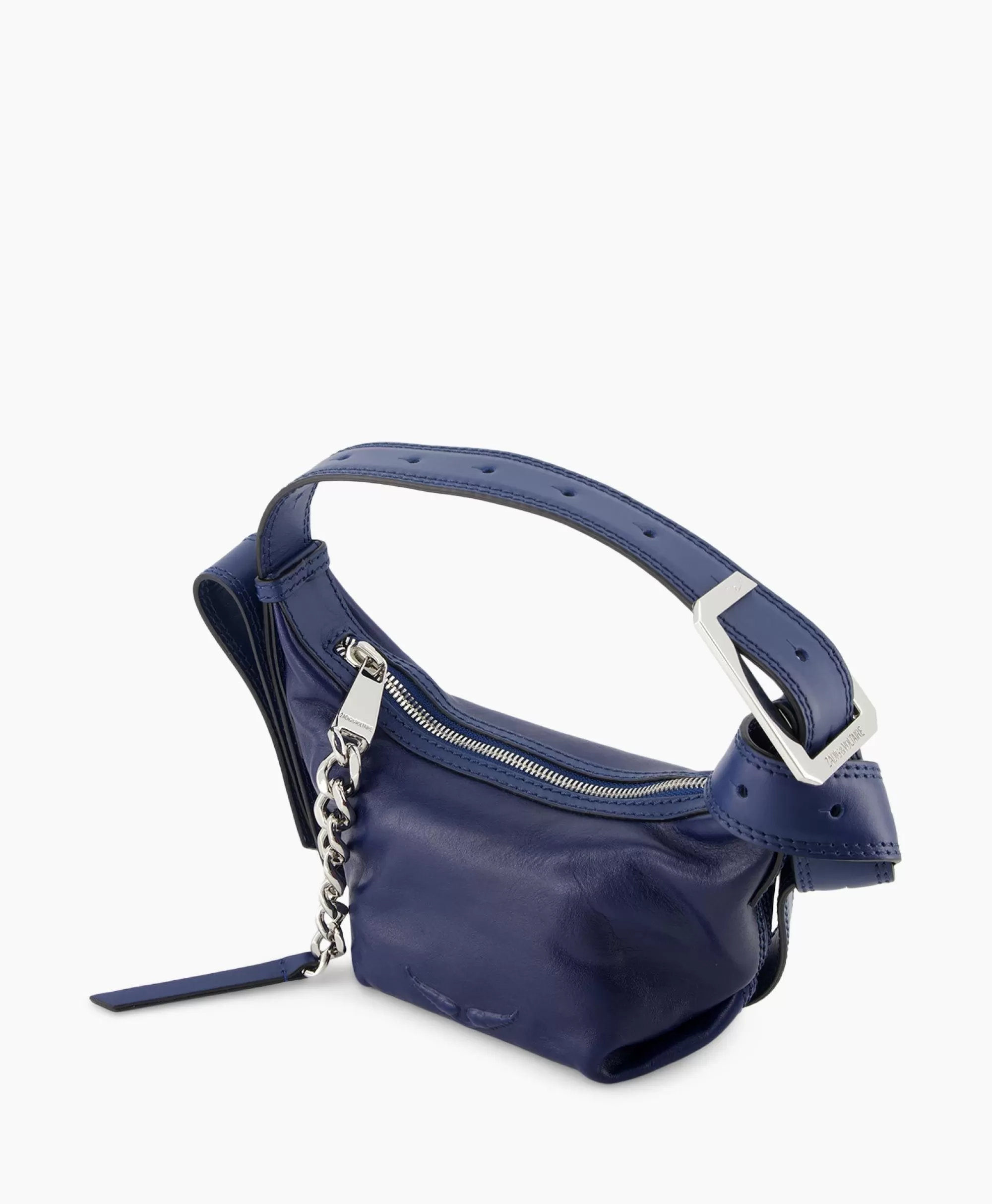 Borsa in Pelle Veg Cecilia XS di Zadig & Voltaire - Blu Scuro Elegante per Uso Giornaliero, Design Compatto Spalla/Manuale
