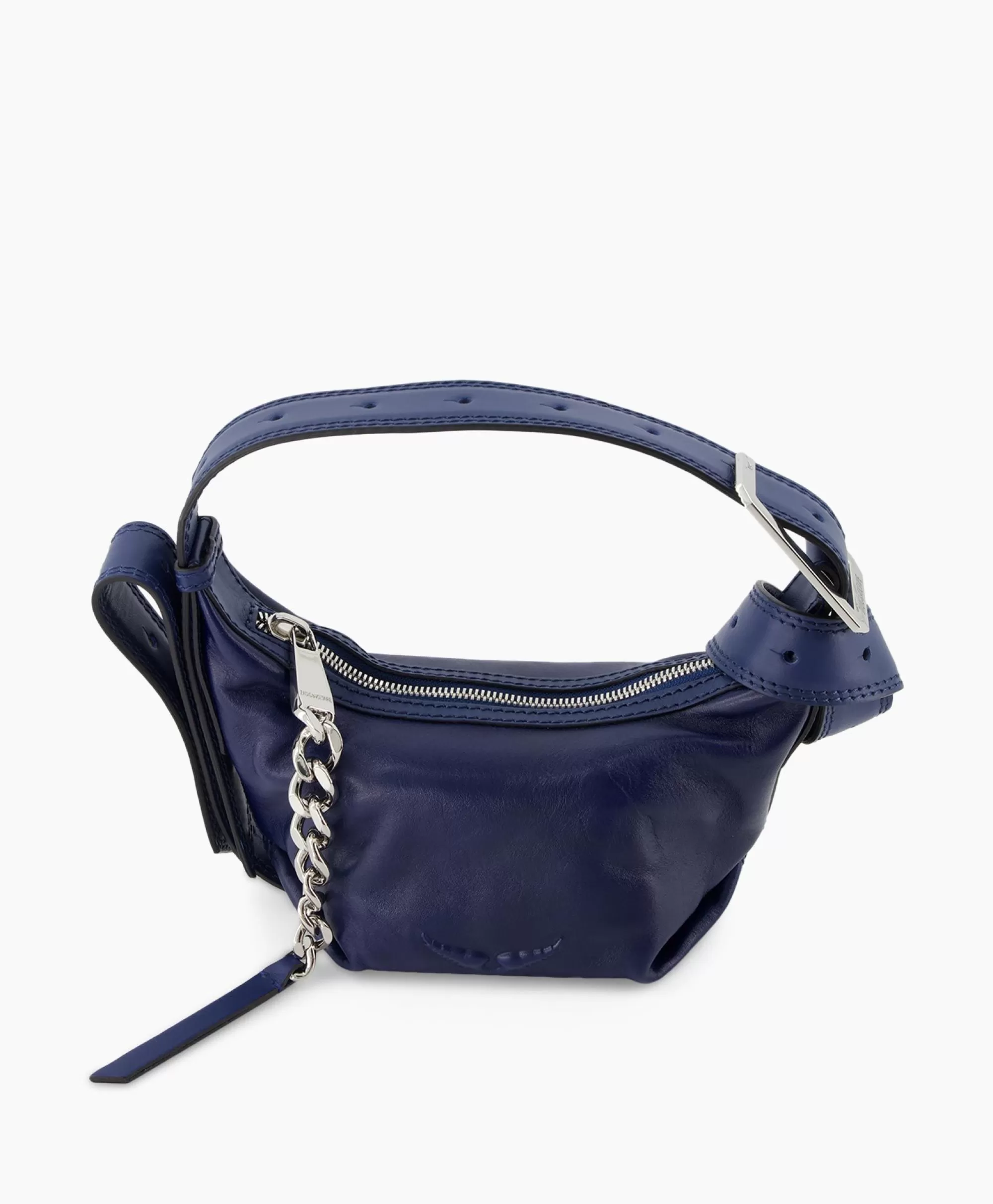 Borsa in Pelle Veg Cecilia XS di Zadig & Voltaire - Blu Scuro Elegante per Uso Giornaliero, Design Compatto Spalla/Manuale